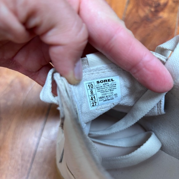 SOREL Cream Caribou X Sneakers Chunky Platform 10 - Picture 11 of 12